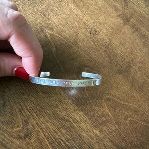 Sterling silver cuff bracelet